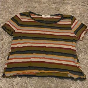 Babydoll scalloped shirt